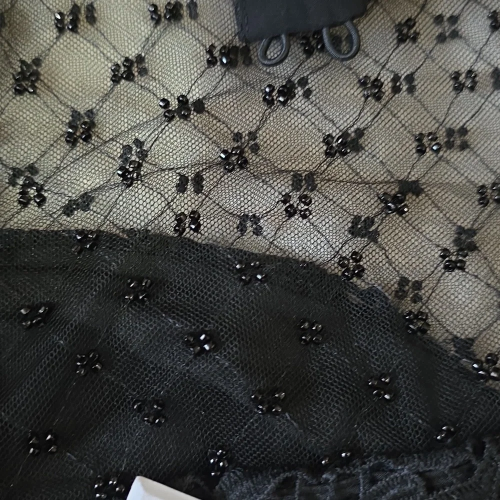 Self-Portrait Black Lace Blouse - Picture 7 of 9